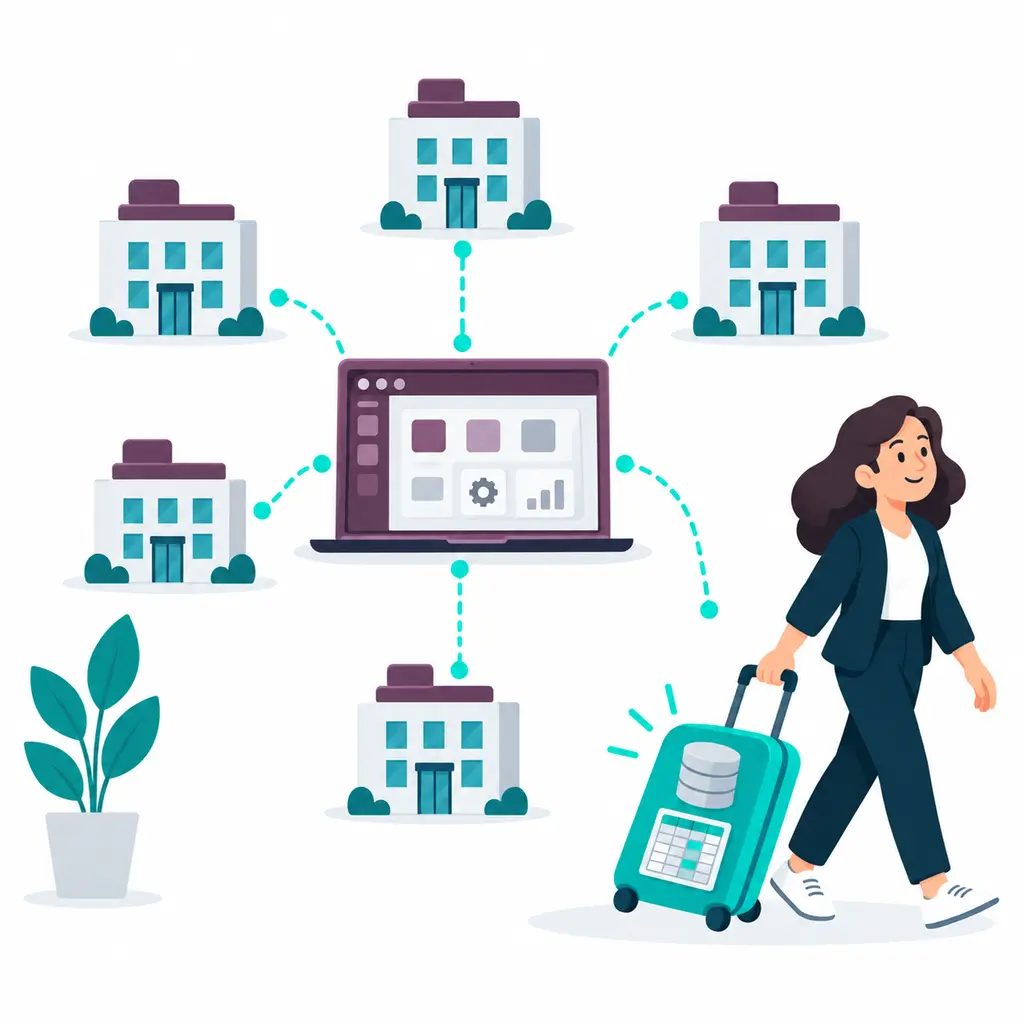Un logiciel partagé entre plusieurs clients, avec une sortie accompagnée